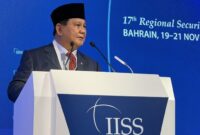 Menteri Pertahanan Republik Indonesia, Prabowo Subianto. (Dok. Kemhan.go.id) 
