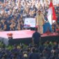 Menteri Pertahanan RI Prabowo Subianto saat menghadiri acara “The 1st DEFEND ID’s Day” di Hanggar PT Dirgantara Indonesia, Bandung Jawa Barat. (Dok. Tim Media Prabowo Subainto)