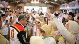 Sekjen Partai Gerindra Ahmad Muzani menghadiri Rapat Koordinasi Daerah (Rakorda) DPD Gerindra Sumatera Selatan. (Dok. Tim Media Gerindra)