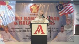 Anggota DPR Fraksi Gerindra Hj Himmatul Aliyah menghadiri konsolidasi bersama pengurus DPLN Gerindra Malaysia. (Dok. Tim Media Partai Gerindra) 
 