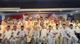 Sekjen Partai Gerindra , Ahmad Muzani menghadiri acara konsolidasi bersama Dewan Pimpinan Luar Negeri (DPLN) Gerindra Malaysia. (Dok. Tim Media Partai Gerindra) 
