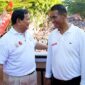 Menteri Pertahanan (Menhan) Prabowo Subianto Bersama Gubernur Sulsel Andi Sudirman Sulaiman. (Facbook.com/@Andi Amran Sulaiman)
