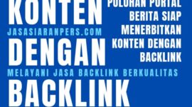 Puluhan situs media yang tergabung dalam Jasasiaranpers.com mengijinkan konten dengan Backlink. (Doc. Malukuraya.com/Budipur)